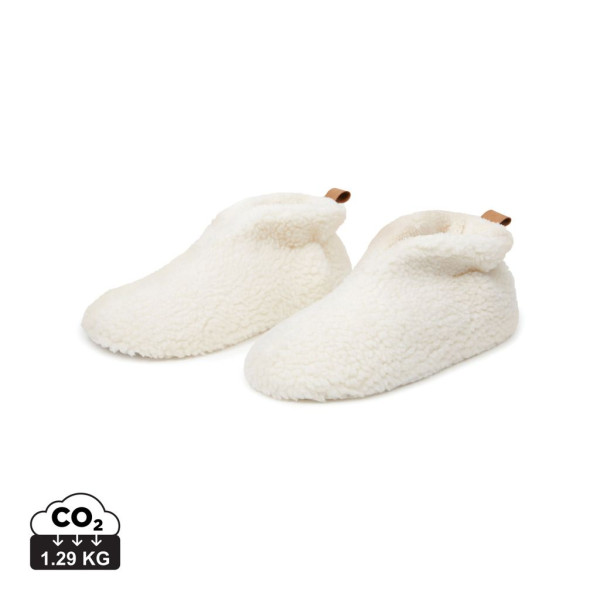 Chaussons doux en rPET RCS Santos VINGA - Accessoire détente et confort pour collaborateurs et clients