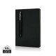 Carnet A5 à couverture rigide en PU avec stylo tactile - BCM Goodies