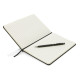 Carnet A5 à couverture rigide en PU avec stylo tactile - BCM Goodies