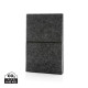 Cahier A5 à couverture souple en feutre recyclé certifié GRS - Cahier écologique 100% matériaux recyclés - BCM Goodies