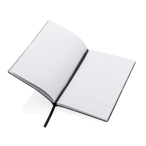 Cahier A5 à couverture souple en feutre recyclé certifié GRS - Cahier écologique 100% matériaux recyclés - BCM Goodies