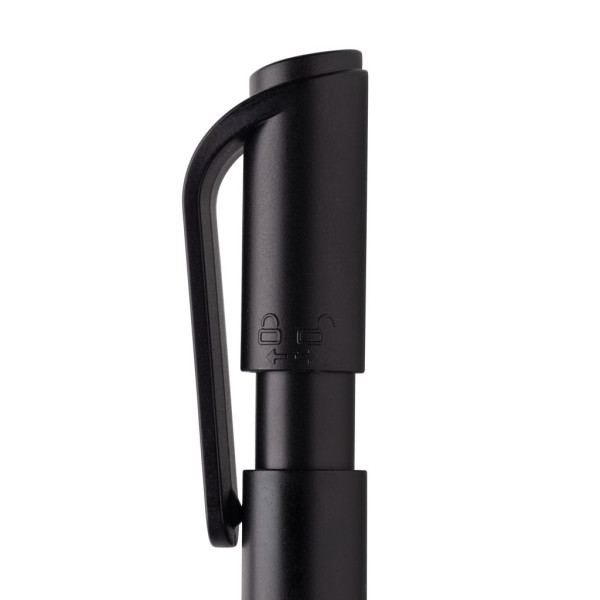 Stylo TwistLock en ABS recyclé certifié GRS - Stylo-bille innovant pour une utilisation quotidienne eco-friendly