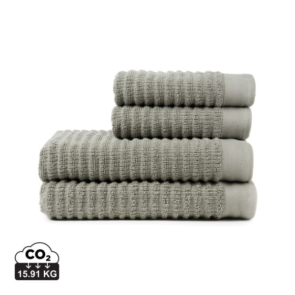 Set de 4 serviettes Landro VINGA en coton de haute qualité - Idéal pour cadeaux d'affaires