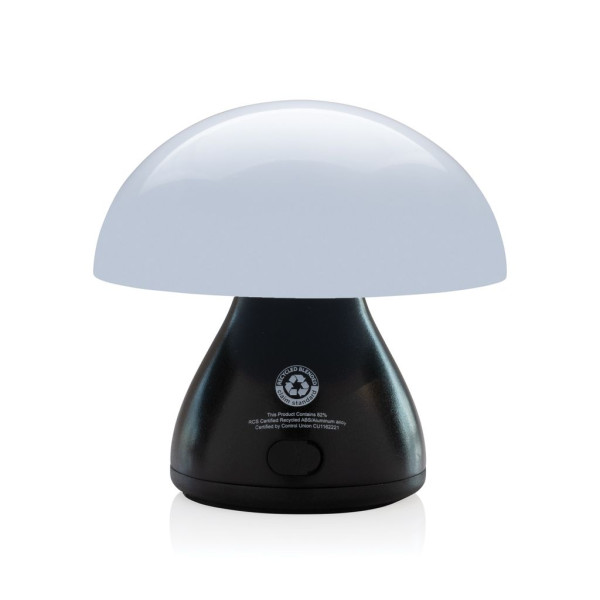Lampe de table rechargeable par USB en plastique RCS Luming - BCM Goodies