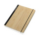 Carnet de notes A5 en bambou Scribe Personnalisable | BCM Goodies