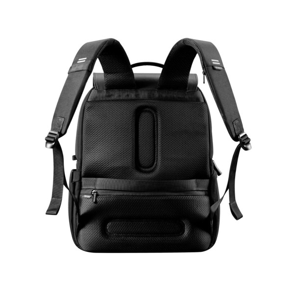 Sac à dos souple XD Design en RPET 1200D et PU texturé - AWARE™ - 16 pouces - Anti-RFID