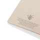 Carnet A5 en papier de canne à sucre certifié Bonsucro - Carnet écologique et durable pour écrire et prendre des notes | BCM Goo