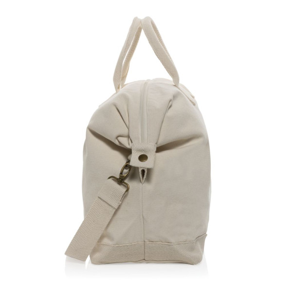 Sac week-end en toile recyclée 500 g/m² AWARE™ Kezar - Accessoire idéal pour voyageurs éco-responsables