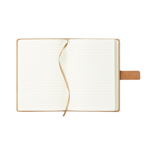 Carnet de notes VINGA en toile recyclée RCS Bosler - Carnet A5 écologique et pratique - BCM Goodies