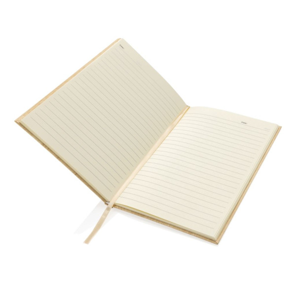 Cahier A5 imprimé bois Kavana - Carnet rigide en bois pour notes et dessins - Idéal pour étudiants et professionnels - Cadeau pa