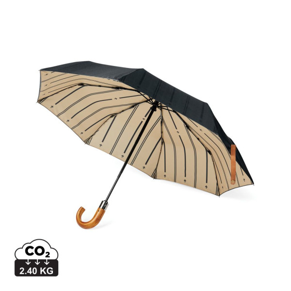 Parapluie automatique en rPET 190T AWARE™ - Accessoire durable pour affronter la pluie avec style