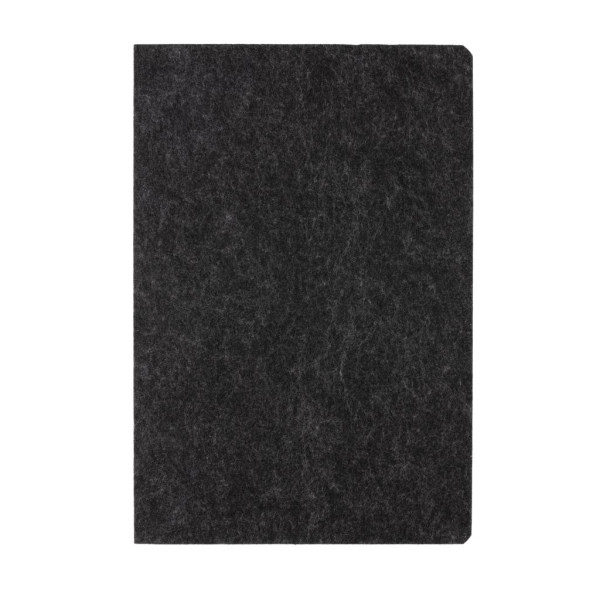 Cahier A5 en feutre recyclé certifié GRS - Carnet écologique et durable pour entreprise