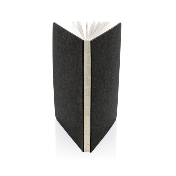 Cahier A5 en feutre recyclé certifié GRS - Carnet écologique et durable pour entreprise