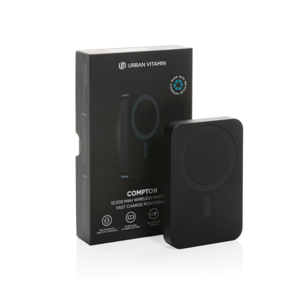 Powerbank 10 000 mAh en plastique recyclé/aluminium pour iPhone 12 et Android - BCM Goodies