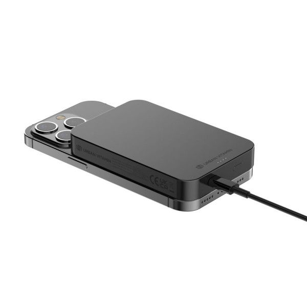 Powerbank 10 000 mAh en plastique recyclé/aluminium pour iPhone 12 et Android - BCM Goodies