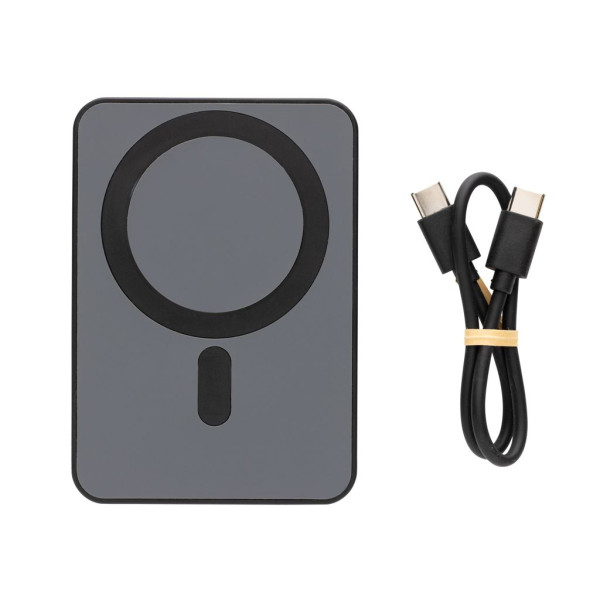 Powerbank magnétique 5000mAh en plastique RCS Magnetix pour recharger vos appareils électroniques - BCM Goodies