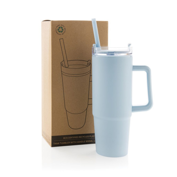 Mug 900ml avec poignée en plastique recyclé RCS Tana Personnalisable | BCM Goodies