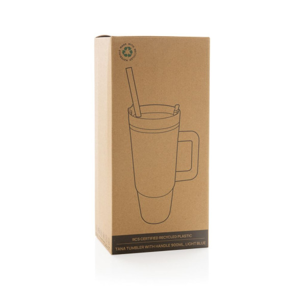 Mug 900ml avec poignée en plastique recyclé RCS Tana Personnalisable | BCM Goodies