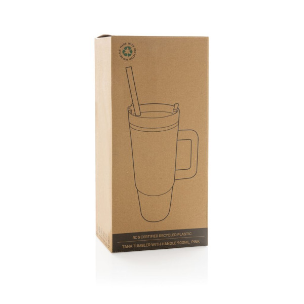 Mug 900ml avec poignée en plastique recyclé RCS Tana Personnalisable | BCM Goodies