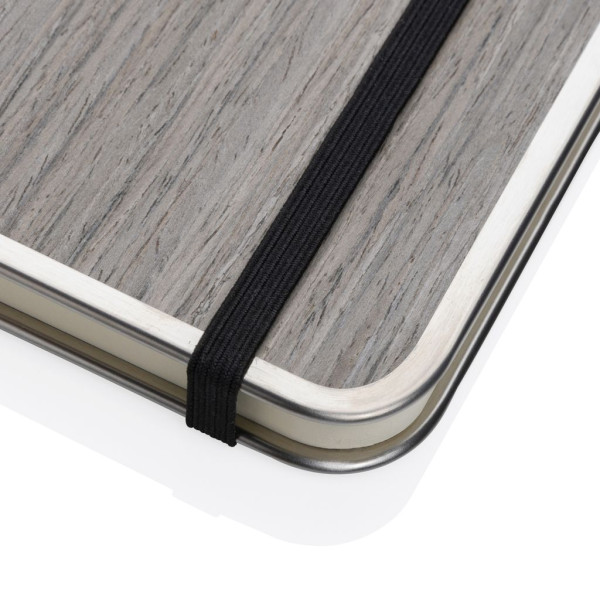 Carnet de notes Treeline A5 en bois FSC - BCM Goodies