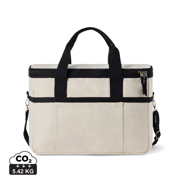 Panier isotherme en toile recyclée AWARE™ Volonne - Accessoire pratique pour pique-niques et activités extérieures