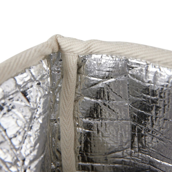 Panier isotherme en toile recyclée AWARE™ Volonne - Accessoire pratique pour pique-niques et activités extérieures