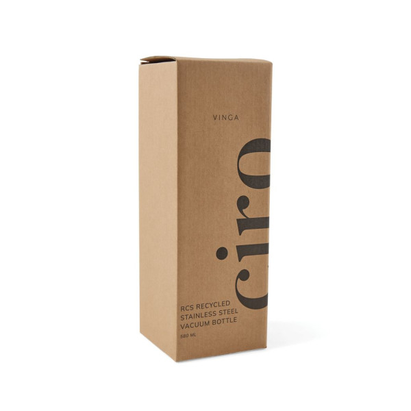 Bouteille isotherme VINGA 580ml en acier inoxydable recyclé - BCM Goodies