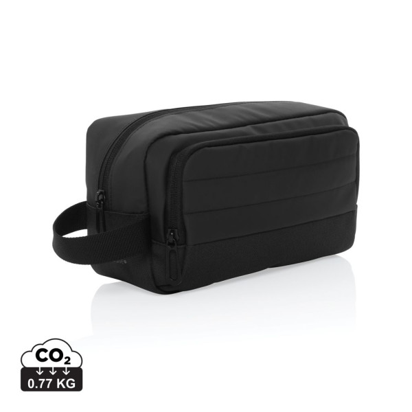 Trousse de toilette en rPET AWARE™ Armond Personnalisable | BCM Goodies