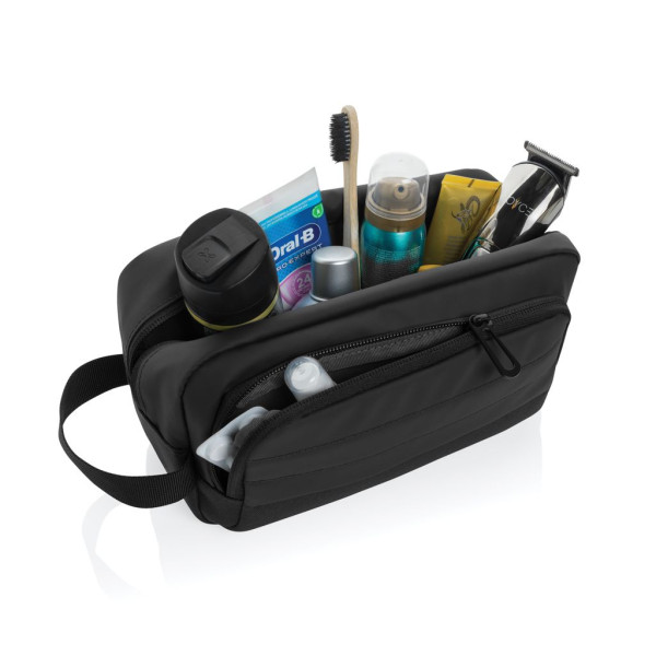 Trousse de toilette en rPET AWARE™ Armond Personnalisable | BCM Goodies