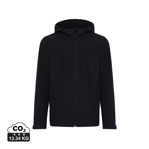 Veste homme soft shell en polyester recyclé Iqoniq Makalu - Veste fonctionnelle et respectueuse de l'environnement | BCM Go