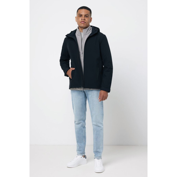 Veste homme soft shell en polyester recyclé Iqoniq Makalu - Veste fonctionnelle et respectueuse de l'environnement | BCM Go