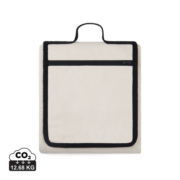 Couverture de pique-nique en toile AWARE™ Volonne de VINGA - Toile recyclée 340 g/m² - Pratique et respectueuse de l'enviro