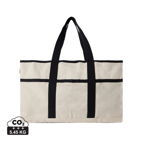 Sac de plage en toile recyclée AWARE™ Volonne de VINGA - Accessoire pratique et éco-responsable