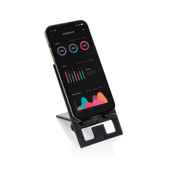 Support téléphone pliable en plastique RCS SnapStand - Accessoire écologique pour smartphones | BCM Goodies