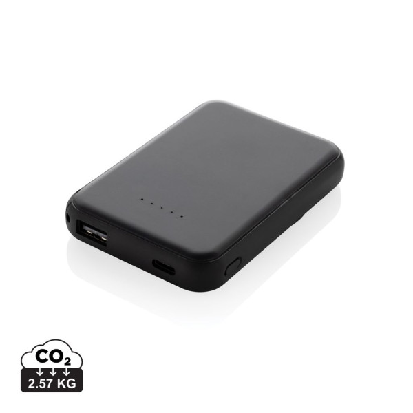 Powerbank 5000mAh et 5W en plastique recyclé RCS Stellar - Accessoire pratique et écologique | BCM Goodies