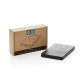 Powerbank 5000mAh et 5W en aluminium recyclé RCS Orion - Batterie de secours durable pour entreprise
