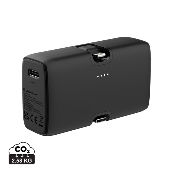 Powerbank 20W PD en plastique RCS Urban Vitamin Los Angeles 5000mAh - Accessoire indispensable et pratique