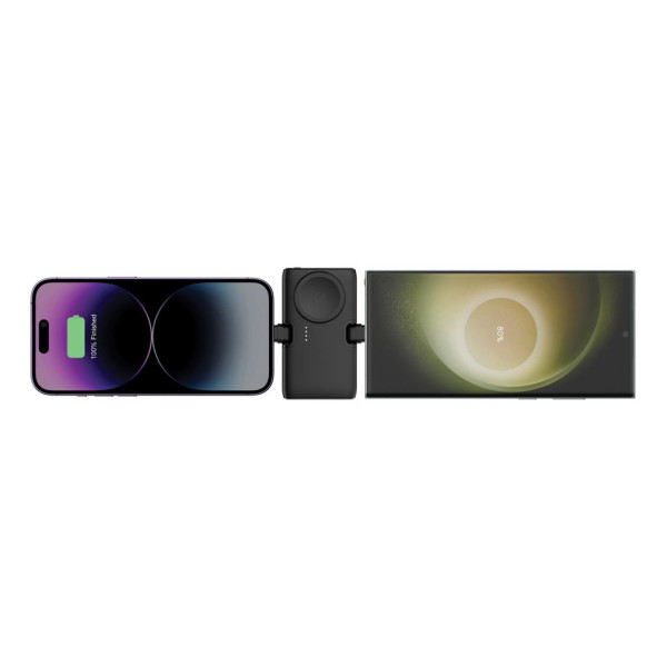 Powerbank 20W PD en plastique RCS Urban Vitamin San Diego - Batterie de secours légère 5000mAh - Charge rapide iOS et type-C - G