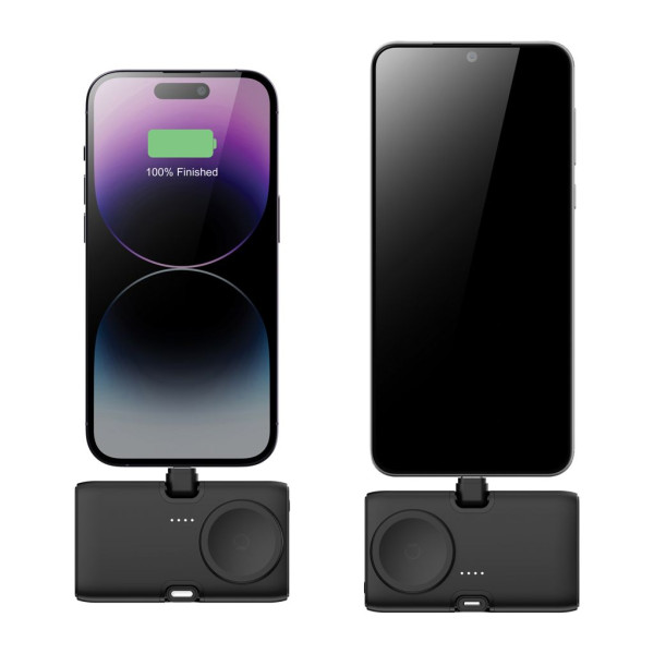 Powerbank 20W PD en plastique RCS Urban Vitamin San Diego - Batterie de secours légère 5000mAh - Charge rapide iOS et type-C - G