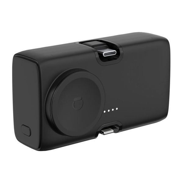 Powerbank 20W PD en plastique RCS Urban Vitamin San Diego - Batterie de secours légère 5000mAh - Charge rapide iOS et type-C - G