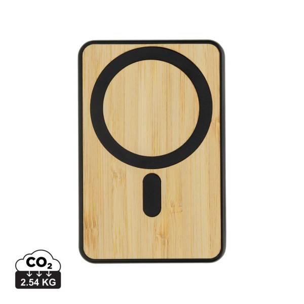 Powerbank 5000mAh et 5W en bambou et ABS RCS Zen - Batterie de secours écologique - BCM Goodies