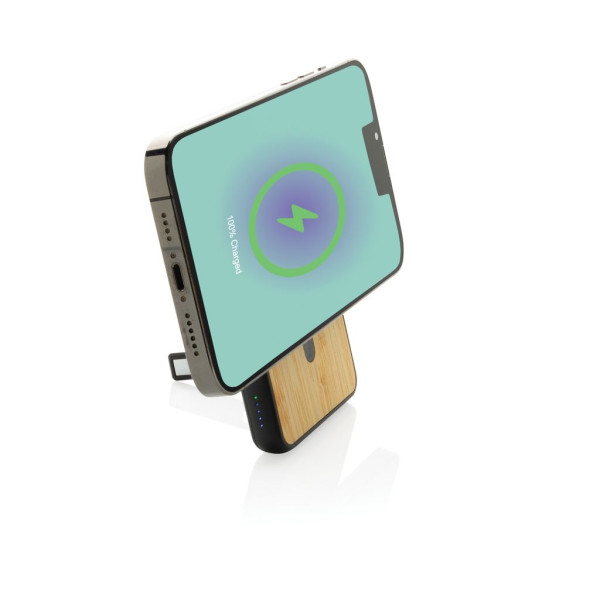Powerbank 5000mAh et 5W en bambou et ABS RCS Zen - Batterie de secours écologique - BCM Goodies