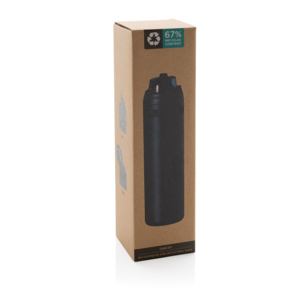 Bouteille étanche 700ml en acier certifié RCS Omni Sip - Accessoire polyvalent pour rester hydraté - Personnalisable &amp; écolo
