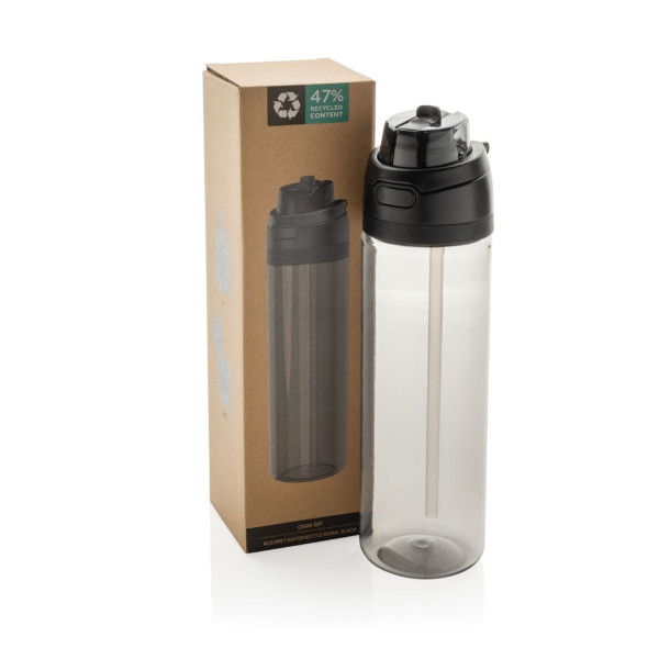Bouteille personnalisable 800 ml en rPET RCS Omni Sip - Accessoire durable et pratique