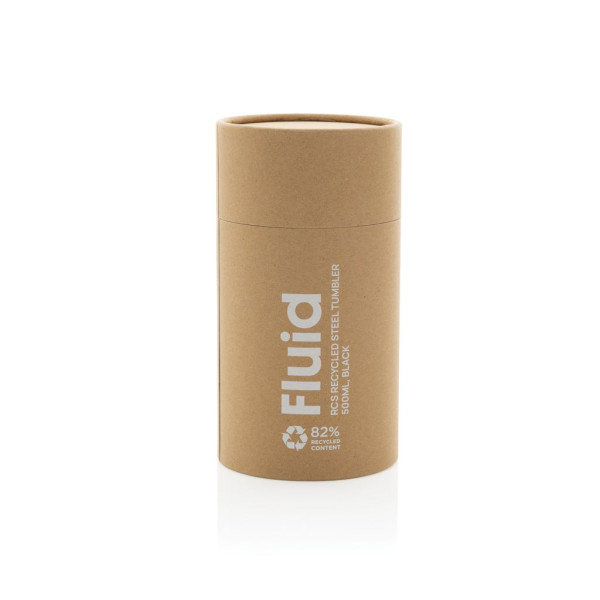 Mug 500ml en acier recyclé certifié RCS Fluid - BCM Goodies
