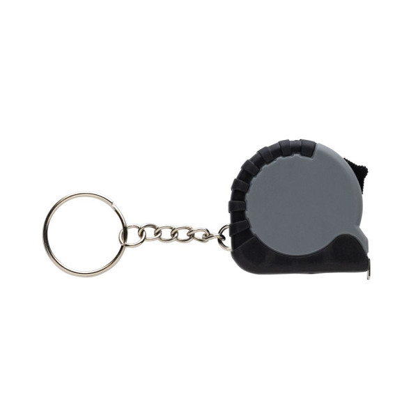 Porte-clés avec ruban de 1M en ABS recyclé RCS MeasureMate - Accessoire pratique et écologique