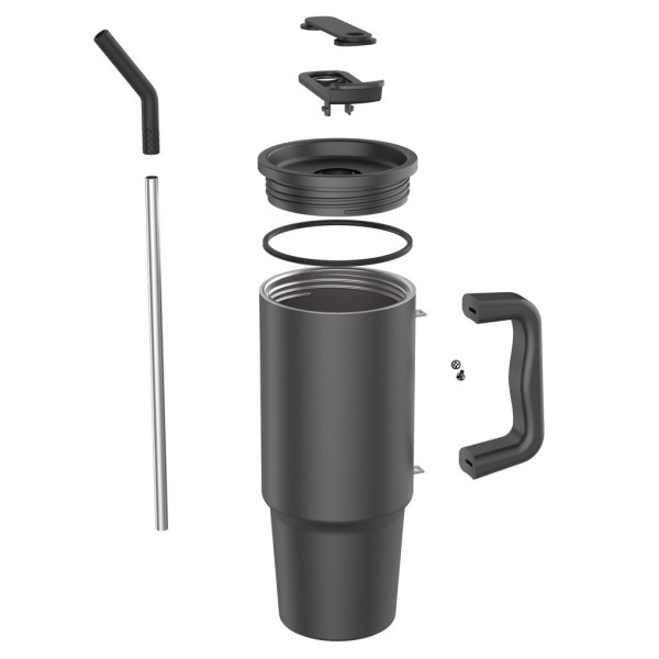 Mug 900ml en acier inoxydable recyclé Embrace RCS - BCM Goodies