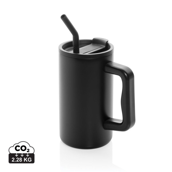 Mug Cube 800ml en acier recyclé certifié RCS - BCM Goodies