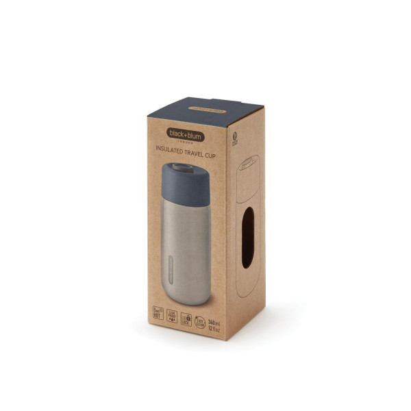 Mug de voyage 340ml en acier inoxydable étanche Black+Blum | BCM Goodies