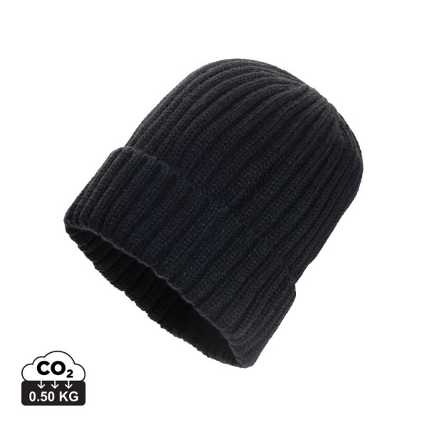 Bonnet à double côte et revers AWARE™ Polylana® Kennedi Personnalisable | BCM Goodies
